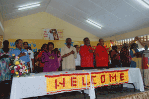Members of the head table alt
