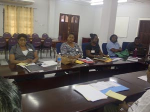 Participants of the Town Clerks Workshop yesterday.