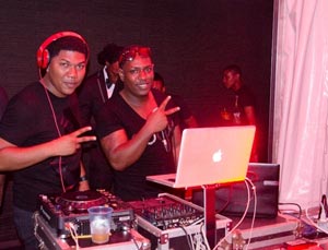 The HJTV All-Black organizers were certainly having fun