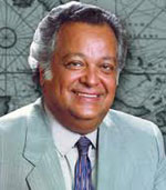 Sir Shridath Ramphal, former Commonwealth Secretary General