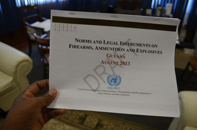A close-up of the UNLIREC report
