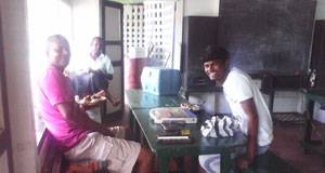 It’s lunch time for the carpenters