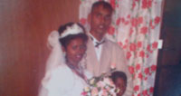 Vickie and Michelle on their wedding day.