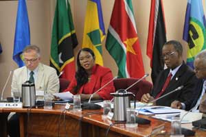Human Services and Social Security, Jennifer Webster, stresses Guyana’s commitment to the goals of CARICOM, in the interest of the regional integration process