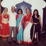 Shaw family: Indranie at lest, dad and cultural icon in his own right, Cyril Shaw, mom Bhanmattie, Nadira, and Seeta