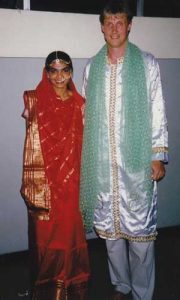 Indranie and husband 