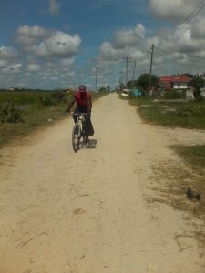 The bicycle is still an effective form of transport in the village
