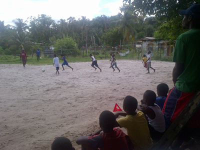 Participants in one of the events on the go