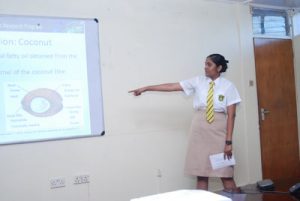  Chandini Singh explains the various aspects of Science she learnt