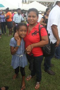 Nicole Allicock, right, with her daughter