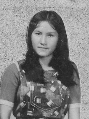 Ms. Liz just after she started teaching