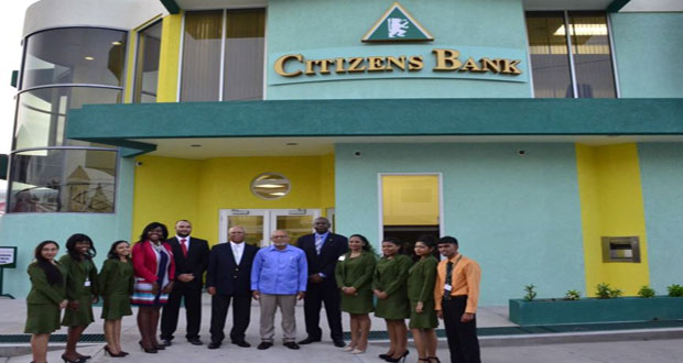 President declares open New Amsterdam Citizens Bank … This shows we’re not talking of ‘no confidence’, but of ‘confidence in the economy’, he declares