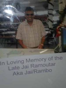 Mr. Jaisefto Ramoutar, late manager of Rose Bud Cafeteria