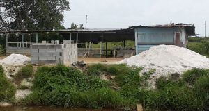 The facility where Giles and his reputed wife operated the shop and block making businesses (Photos by Leroy Smith)