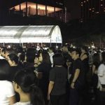 People streaming in to join the line at Hong Lim Park at 12:30 am this morning (Thursday) in Singapore (Photo: Charissa Ong) 