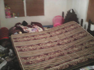 The ransacked room