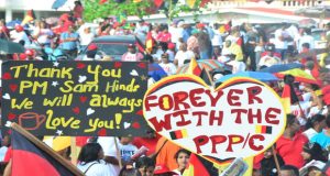 The show of support for the PPP/C was undeniable at yesterday’s rally