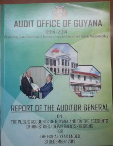 Cover of the Auditor General Report 