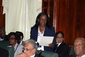 Junior Education Minister, Ms Nicolette Henry