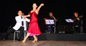Some of the action at last Sunday’s ‘Sutil Tango’ show at the National Cultural Centre