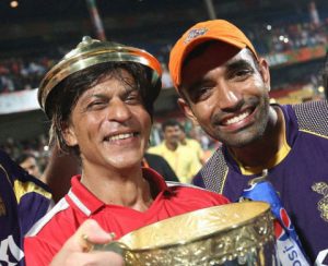 Shah Rukh Khan (left): We hope to bring all the best practices of KKR to the T&T franchise.