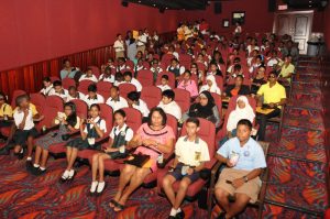 The top performers were also treated to a 3-D movie at the Princess theatre 