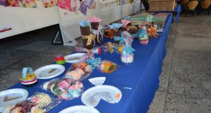 Part of the exhibition of the children’s work              