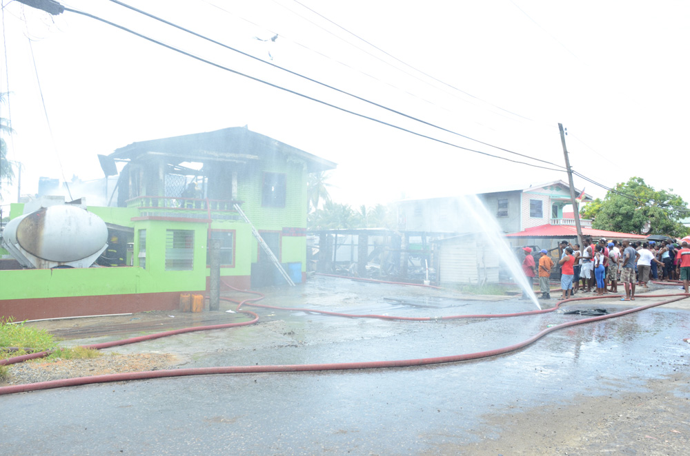 Aftermath of the fire