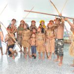 One of the Amerindian cultural groups at yesterday’s opening ceremony for the National Toshaos Council meeting 2015