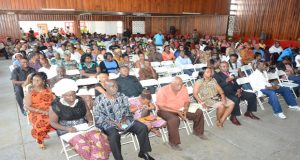 A section of the gathering at the Cuffy 250 Third Annual State of the African-Guyanese Forum  