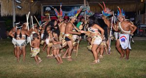An Amerindian Cultural Group in action   