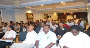Participants at the Public Consultation on the Wildlife Import and Export Bill, yesterday