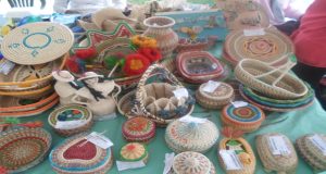 Some of the exhibits on display by the Moraikobi Self-Skilled group 