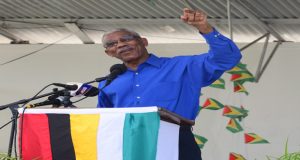 “You are the future of Guyana!” President David Granger addressing the gathering yesterday at the National Park 