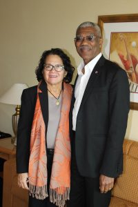 President David Granger and First Lady Sandra Granger arrived in Malta Thursday for the Commonwealth Heads of Government Meeting 