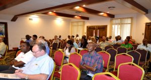 A section of the audience present at yesterday’s meeting