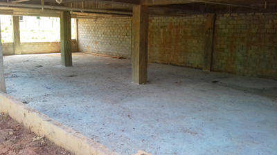 This area below the maternity ward is proposed for staff accommodation (Photos by Leroy Smith)