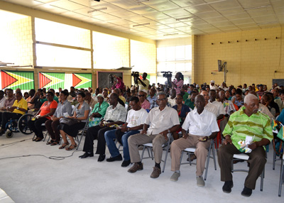A section of the audience at yesterday’s meeting