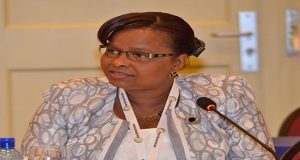 Minister of Social Protection Volda Lawrence 