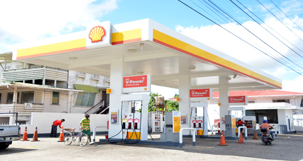 The Shell Gas Station at Mc Doom Public Road, East Bank Demerara