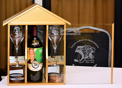 A special package of the Golden Jubilee Wine