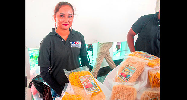 Corentyne girl revives family’s chowmein manufacturing business