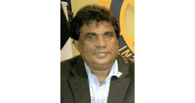 BCCDA President Ramroop Rajnauth