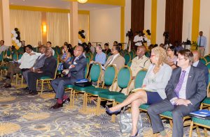 A section of the audience at the public consultation on the Witness Protection and Protected Disclosures (Whistleblower) Bills 2016, at the Savannah Suite of the Pegasus Hotel in Kingston, Georgetown