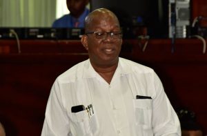 Finance Minister Winston Jordan justifies  his recommendations at the level of the Committee of Supply 