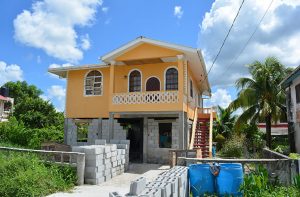 The house where police found the fisherman hiding in the roof with an  illegal firearm 