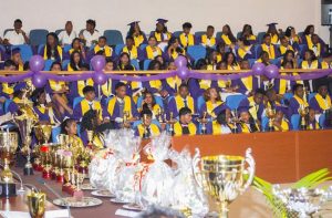 A section of the graduates  