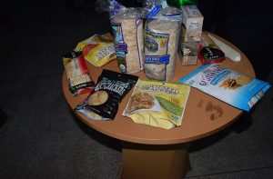 Some of the products that rice can be used to make, that were on display at “An Evening of Rice”