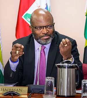 Attorney-General and Minister of Home Affairs of Barbados, Adriel Brathwaite 