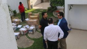 Bolivian prosecutors seized material from LaMia's offices in Santa Cruz